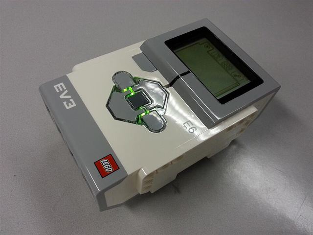 The LEGO Mindstorms EV3 programmable brick